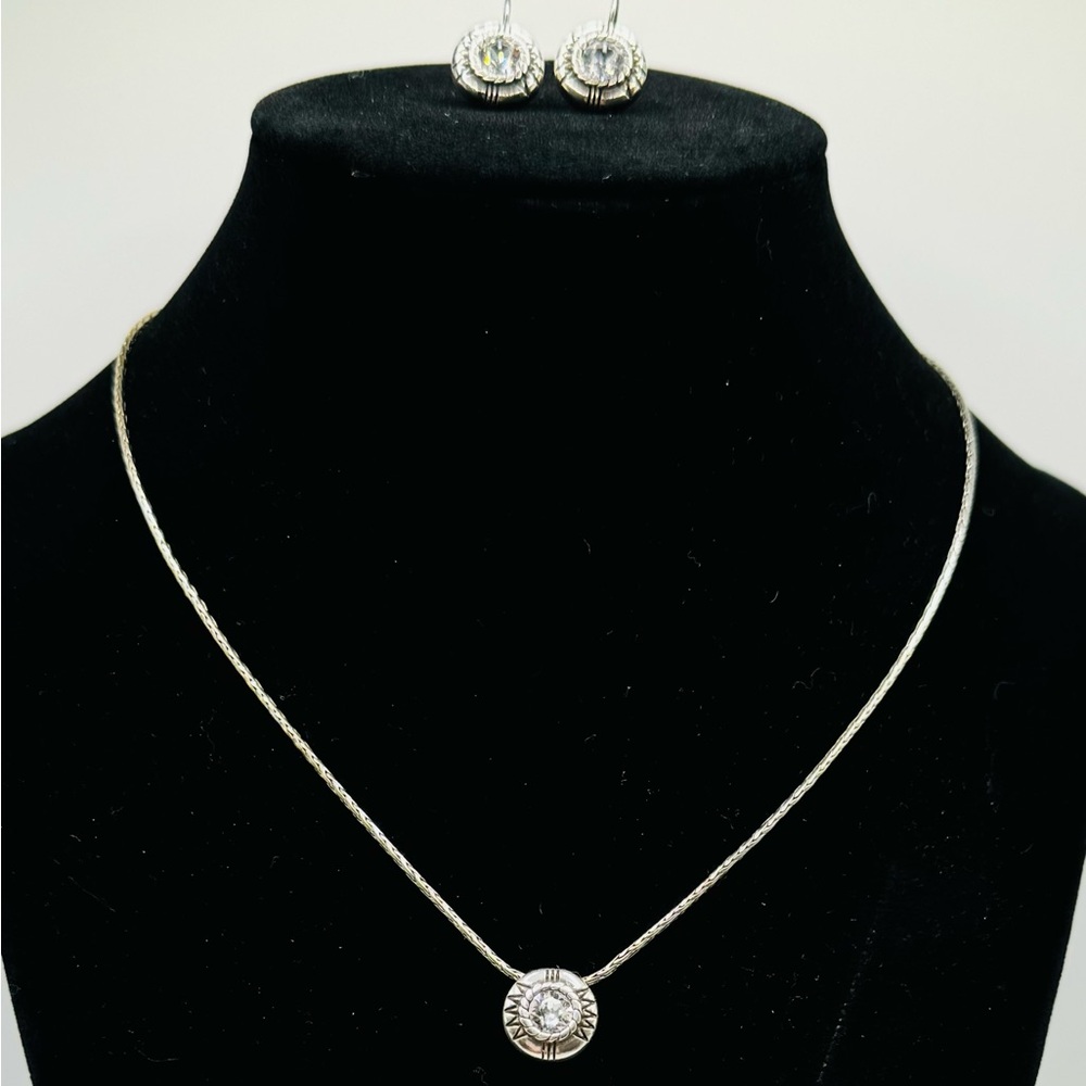 Brighton Bundle Marrakesh Solitaire Necklace and Earrings